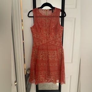 BCBGMAXAZRIA lace cocktail dress